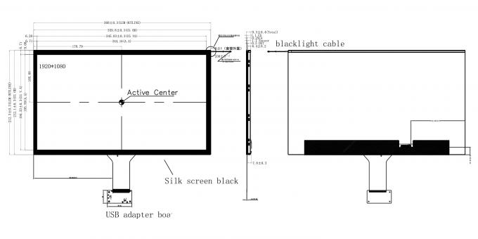 15.6 Inch FHD Touch LCD Display 1920×1080 EDP Panel Optional Motherboard Kit Industrial Embedded Display 0