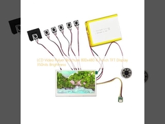 LCD Video Palyer Brochure 800x480 4.3-Inch TFT Display 350nits Brightness