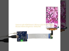 Optional with HDMI Board 5.98 Inch LCD TFT IPS Display Module 400nits Brightness 1440x2560