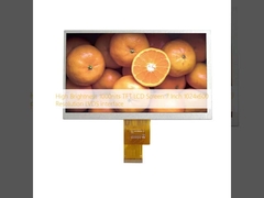 High Brightness 1000nits TFT LCD Screen 7 Inch 1024x600 Resolution LVDS interface