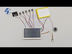 4.3-Inch LCD Video Palyer Brochure 800x480  TFT Display 350nits Brightness